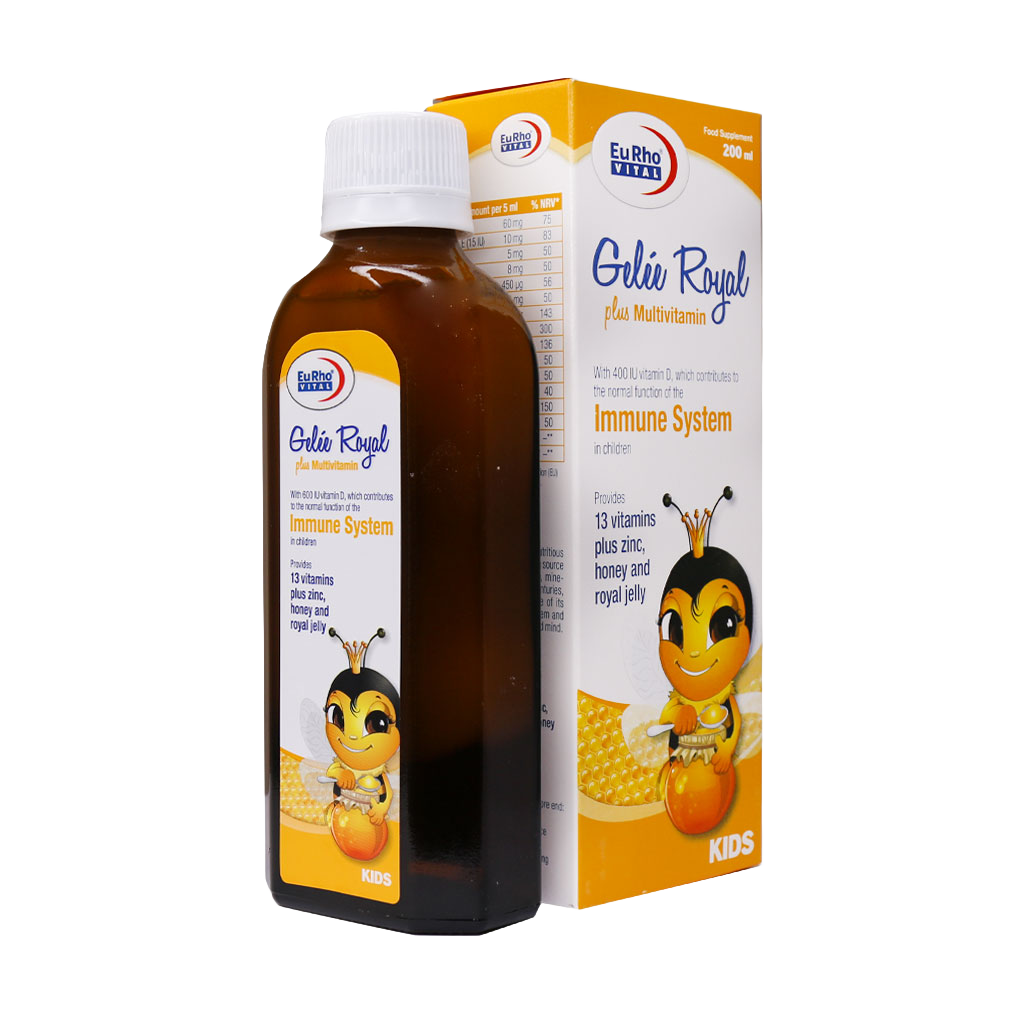 شربت ژل رویال پلاس مولتی ویتامین یوروویتال ( Royal jelly plus multivitamin )