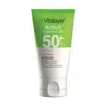 کرم ضد آفتاب SPF50 پوست چرب اکتی ویت ویتالیر بژ طبیعی 50 میلی لیتر