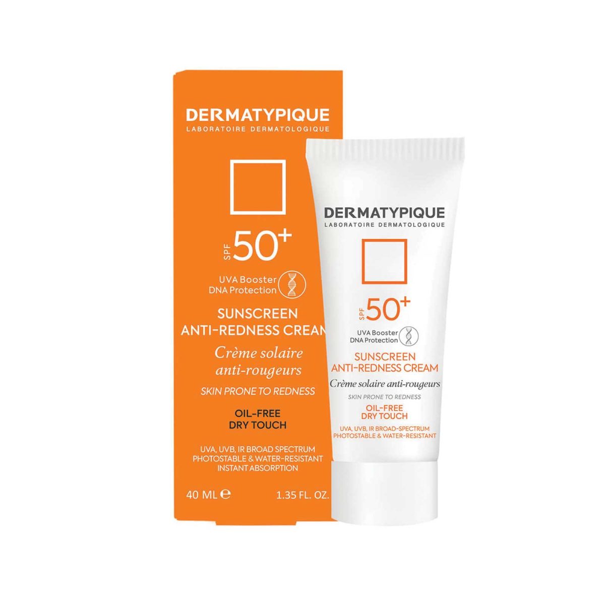 ضد آفتاب بی رنگ پوست قرمز و حساس +SPF50 درماتیپیک - Image 2