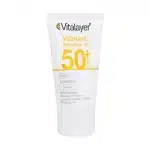 کرم ضد آفتاب SPF50+ حاوی ویتامین C ویتالیر بی رنگ 40 میلی لیتر