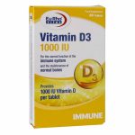 قرص ویتامین D3 1000 واحد یوروویتال 60 عدد