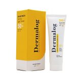 کرم ضد آفتاب رنگی روشن فاقد چربی پوست مختلط تا چرب SPF50 درمالوگ 50 میل